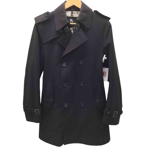 バーバリーブラックレーベル BURBERRY BLACK LABEL 裏地ノバチェック ハーフ トレンチ コート メンズ import:M