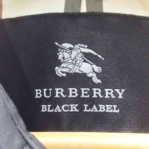バーバリーブラックレーベル BURBERRY BLACK LABEL 裏地ノバチェック ハーフ トレンチ コート メンズ import:M