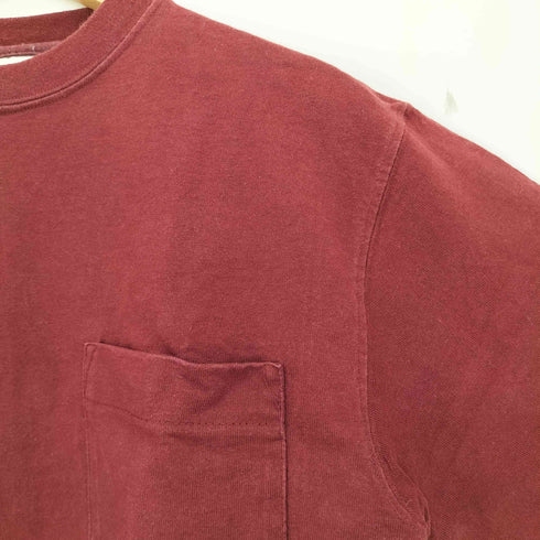 キャンバー CAMBER USA製 コットン ポケットTシャツ レディース import:S
