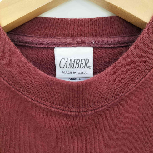 キャンバー CAMBER USA製 コットン ポケットTシャツ レディース import:S