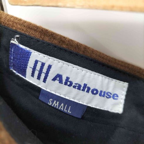 アバハウス ABAHOUSE チェック柄ウールタックテーパードパンツ メンズ JPN:S