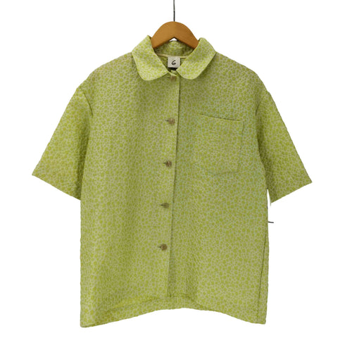 ロクビューティーアンドユースユナイテッドアローズ 6 BEAUTY & YOUTH UNITED ARROWS KOBANA JACQUARD SHIRT コバナ ジャカード シャツ 半袖 レディース FREE