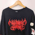 SATANICO LONG SLEEVE ゴアグラインド L/S クルーネック Tシャツ メンズ import:L