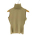 フォクシー FOXEY カシミヤ100 ハイネックノースリーブニット レディース 38