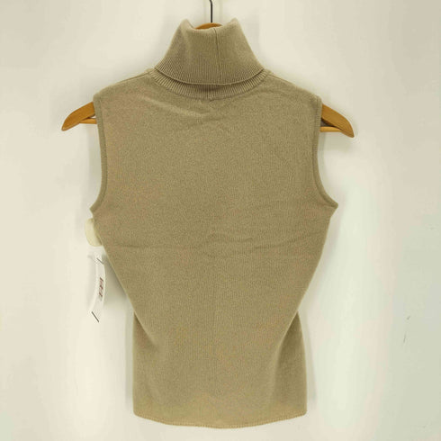 フォクシー FOXEY カシミヤ100 ハイネックノースリーブニット レディース 38