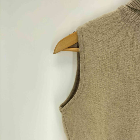 フォクシー FOXEY カシミヤ100 ハイネックノースリーブニット レディース 38