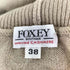 フォクシー FOXEY カシミヤ100 ハイネックノースリーブニット レディース 38