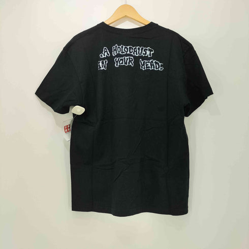 ハードコア パンク アートワーク 両面プリント S/S クルーネック Tシャツ メンズ JPN:L