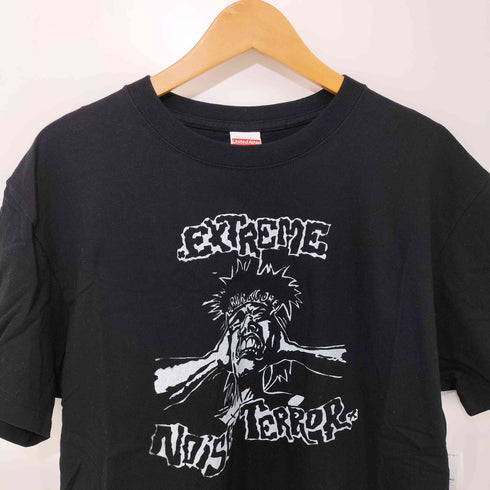 ハードコア パンク アートワーク 両面プリント S/S クルーネック Tシャツ メンズ JPN:L