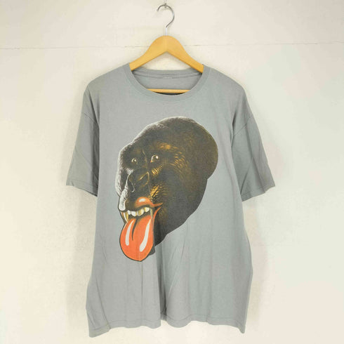 ロックバンドアニマル両面プリントTシャツ メンズ