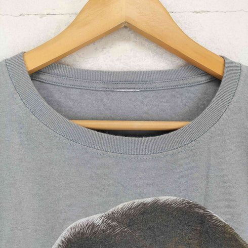 ロックバンドアニマル両面プリントTシャツ メンズ