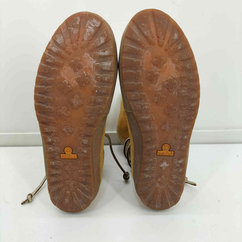 ティンバーランド Timberland ロゴ 型押し ボア スウェード レースアップ ブーツ レディース US:6M