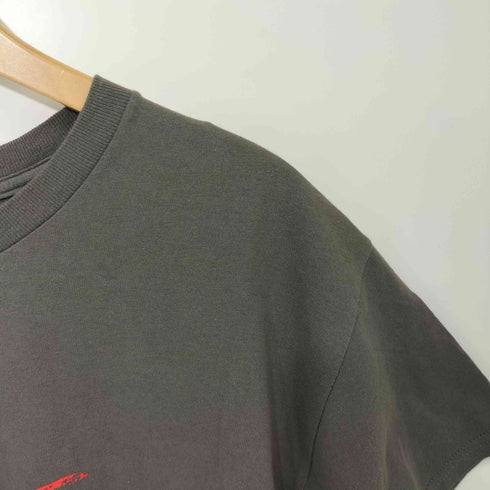 グラインドコア ノイズグラインド アートワーク 両面プリント S/S クルーネック Tシャツ メンズ import:L