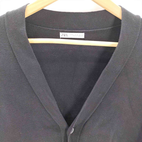 ザラ ZARA OVERSIZE TEXTURE CARDIGAN オーバーサイズ テクスチャー コットン ニット カーディガン メンズ import:XL