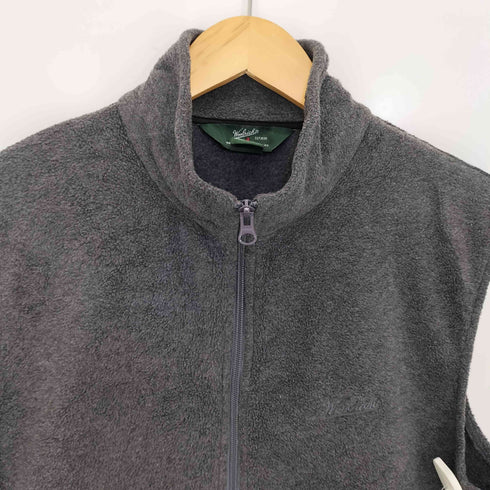 ウールリッチ WOOLRICH 00S 三角タグ ロゴ刺繍 フリースベスト メンズ M