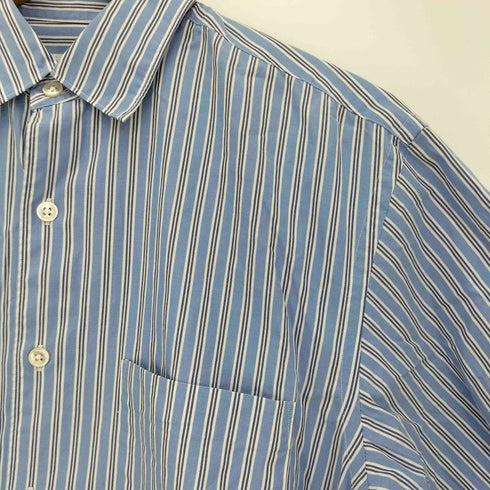 ユナイテッドアローズ UNITED ARROWS ブルーストライプ レギュラーカラーシャツ メンズ S