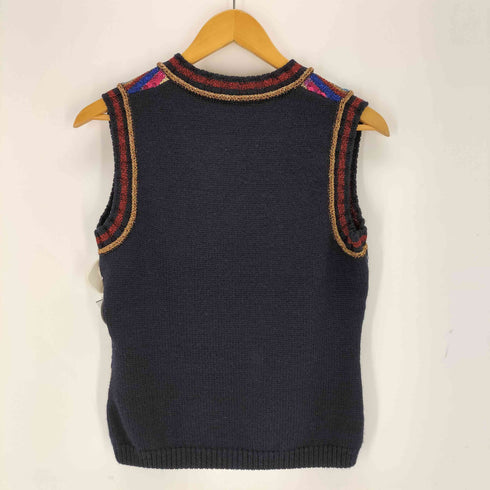 ディースクエアード DSQUARED2 マルチカラー スパンコールニットベスト レディース S