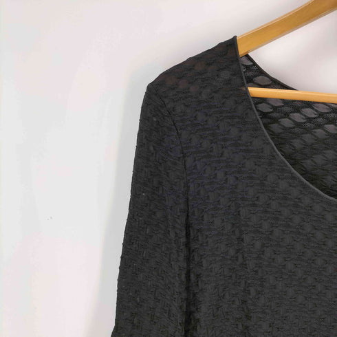 エンポリオアルマーニ EMPORIO ARMANI ダイヤカッティングS/Sシア―トップス レディース JPN:42