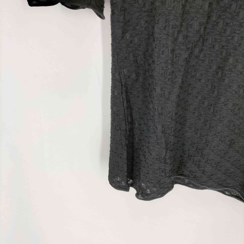 エンポリオアルマーニ EMPORIO ARMANI ダイヤカッティングS/Sシア―トップス レディース JPN:42