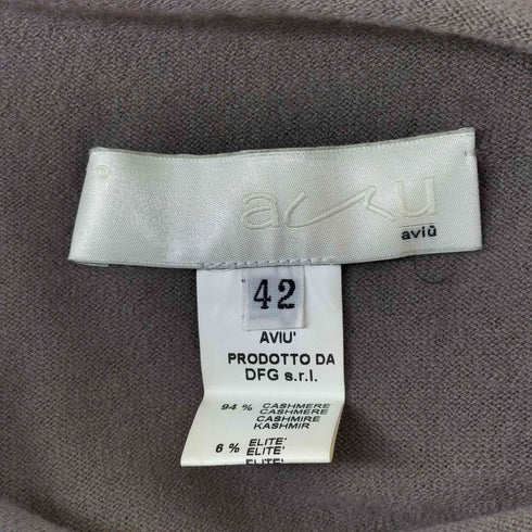 AVIO MADE IN ITALY ロングネックカシミヤチュニック レディース US:42