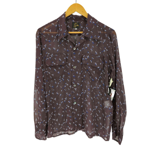 ニードルズ Needles Classic Shirt Poly Chiffon Floral Printed メンズ JPN:XS