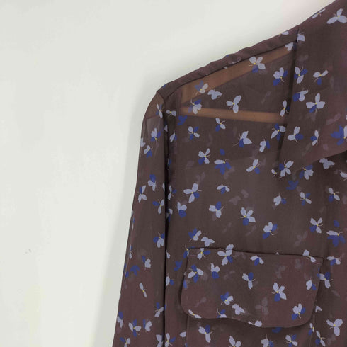 ニードルズ Needles Classic Shirt Poly Chiffon Floral Printed メンズ JPN:XS