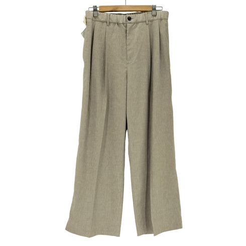 A+TOKYO リネン ブレンド イージー スラックス パンツ メンズ JPN:2