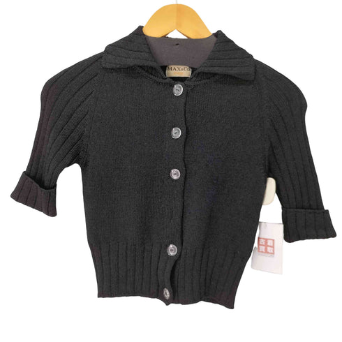 マックスアンドコー MAX & CO. tricot 半袖ニットカーディガン レディース