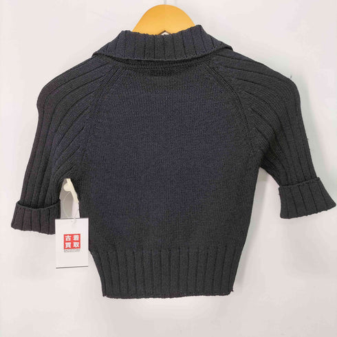 マックスアンドコー MAX & CO. tricot 半袖ニットカーディガン レディース