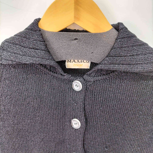マックスアンドコー MAX & CO. tricot 半袖ニットカーディガン レディース