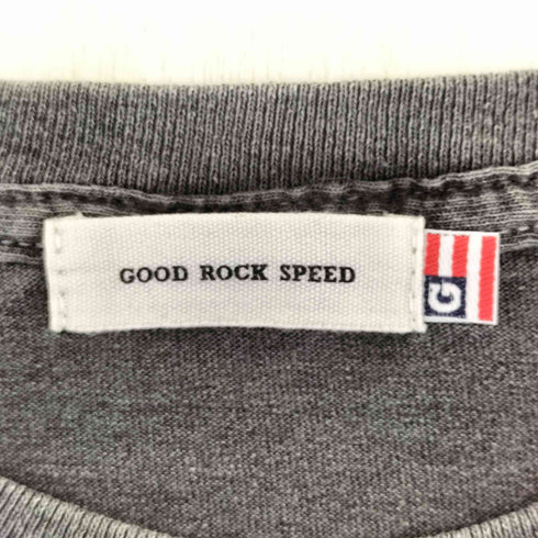 グッドロックスピード GOOD ROCK SPEED L/S プリントクルーネックTシャツ メンズ FREE