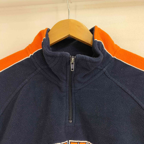 リーボック Reebok DENVER BRONCOS刺繍 ハーフジップ プルオーバー フリースジャケット メンズ import:L