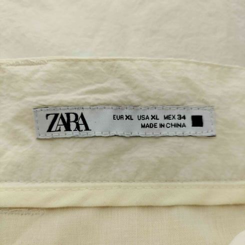 ザラ ZARA トライアングルカン ワイド カーゴ パンツ メンズ XL