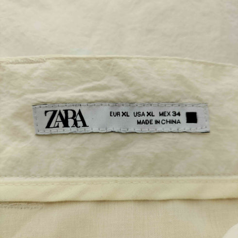 ザラ ZARA トライアングルカン ワイド カーゴ パンツ メンズ XL