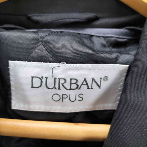 ダーバン DURBAN OPUS キルティング ライナー 付き 比翼 ステンカラー コート メンズ