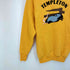ヘルスニット Healthknit 70-80S USA製 フロッキープリント ラグランスリーブ クルーネックスウェット レディース JPN:L