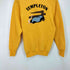 ヘルスニット Healthknit 70-80S USA製 フロッキープリント ラグランスリーブ クルーネックスウェット レディース JPN:L