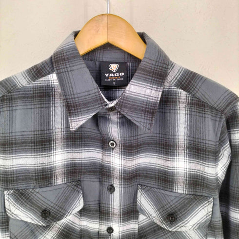 YAGO チェック フランネルシャツ ネルシャツ メンズ import:S