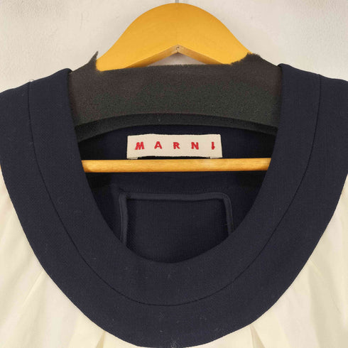 マルニ MARNI 切り替え リボンデザイン ノースリーブショートワンピース レディース 40