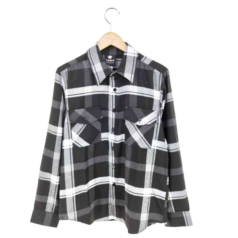 YAGO チェック フランネルシャツ ネルシャツ メンズ import:S