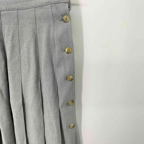 アニエスベー agnes b. MADE IN FRANCE レーヨン混プリーツミニスカート レディース 36