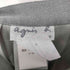 アニエスベー agnes b. MADE IN FRANCE レーヨン混プリーツミニスカート レディース 36