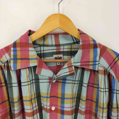 エーアイイー AiE PAINTER SHIRT - MADRAS ペインターシャツ マドラス メンズ M