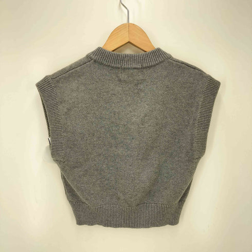 クラネ CLANE CROPPED V NECK KNIT TOPS レディース JPN:2