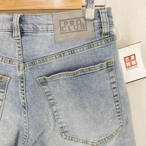プロクラブ PRO CLUB Heavyweight Relaxed Fit Denim Short ヘヴィーウェイト リラックスフィット デニム ショーツ メンズ 30