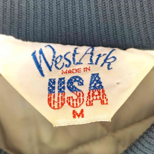 ウエストアーク WESTARK 90s USA製 刺繍 ナイロンスタジアムジャンパー メンズ M