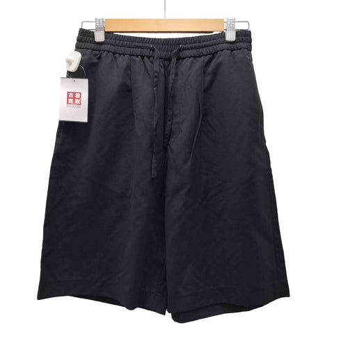 ザラ ZARA WIDE SHORT プリーツタック フルイド地 バミューダ パンツ ハーフ パンツ レディース M