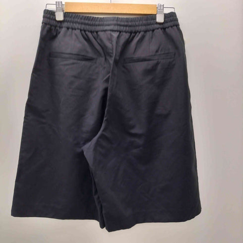 ザラ ZARA WIDE SHORT プリーツタック フルイド地 バミューダ パンツ ハーフ パンツ レディース M