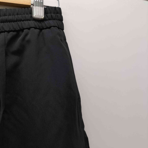 ザラ ZARA WIDE SHORT プリーツタック フルイド地 バミューダ パンツ ハーフ パンツ レディース M