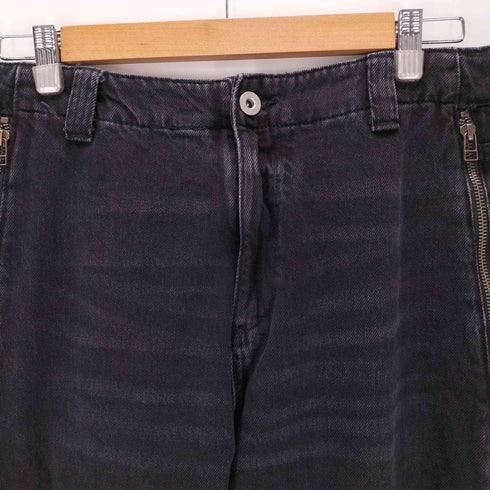 ザラ ZARA FLARE-FIT-JEANS フレア フィット ジーンズ ジップ デニム パンツ メンズ EUR:40